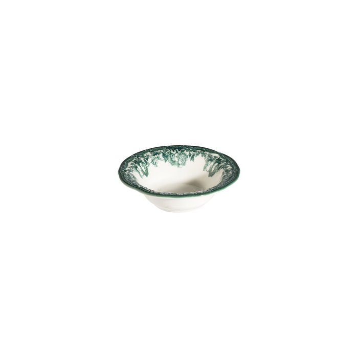 Hermia Velour Green Fulya Juego de Cena de 24 Piezas Blanco y Verde Hermia Velour Green Fulya Juego de Cena de 24 Piezas Blanco y Verde